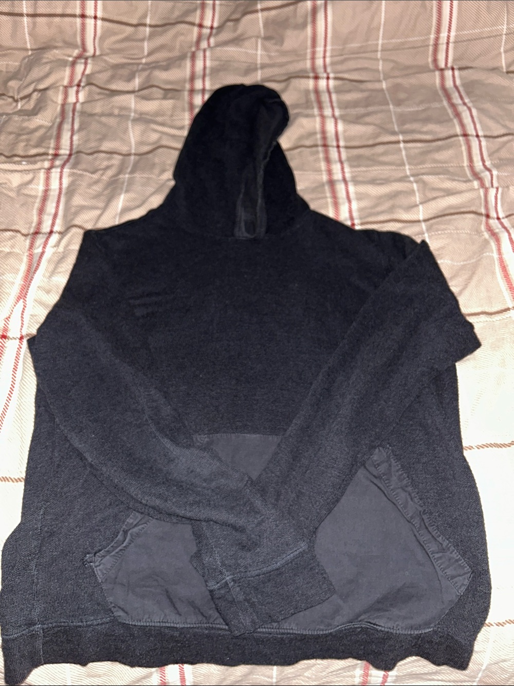 Lucky Brand Black Men's Hooded Pullover